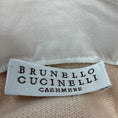 Load image into Gallery viewer, Brunello Cucinelli Peach / White Cashmere Knit and Cotton Sweater
