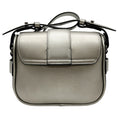 Load image into Gallery viewer, Brunello Cucinelli Champagne Grey Leather Crossbody Bag
