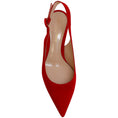 Load image into Gallery viewer, Gianvito Rossi Tabasco Red Suede Anna Slingback Pumps
