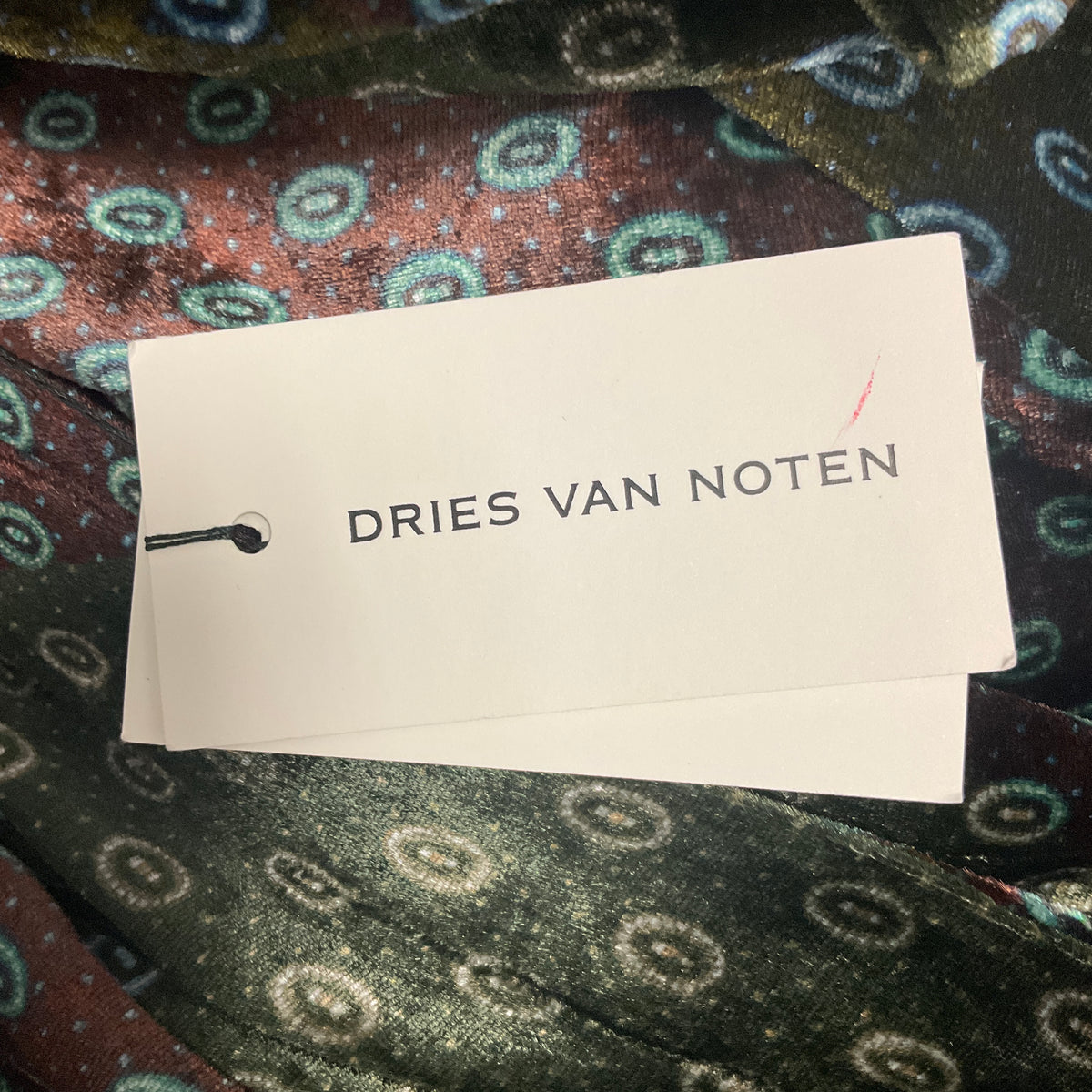 Dries Van Noten Multicolor Chowy Velvet Shirt