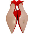 Load image into Gallery viewer, Gianvito Rossi Tabasco Red Suede Anna Slingback Pumps
