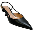 Load image into Gallery viewer, Gianvito Rossi Black Leather Ascent 55 Slingback Pumps

