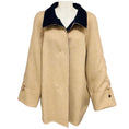Load image into Gallery viewer, Akris Navy Blue / Camel Reversible Cashmere and Wool Coat
