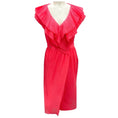 Load image into Gallery viewer, Chanel Fuchsia 2021 Ruffled Silk Chiffon Cocktail Dress
