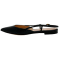 Load image into Gallery viewer, Gianvito Rossi Black Leather Ascent 05 Slingback Flats
