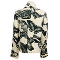 Load image into Gallery viewer, Jil Sander Ivory / Grey Butterfly Print Shirt in Open White
