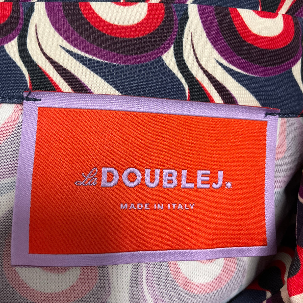 La DoubleJ Multicolor Flowy Jersey Melty Fitted Shirt