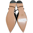 Load image into Gallery viewer, Gianvito Rossi Black Leather Ascent 05 Slingback Flats
