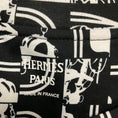 Load image into Gallery viewer, Hermes Black / White Printed Short Sleeved Cotton Top
