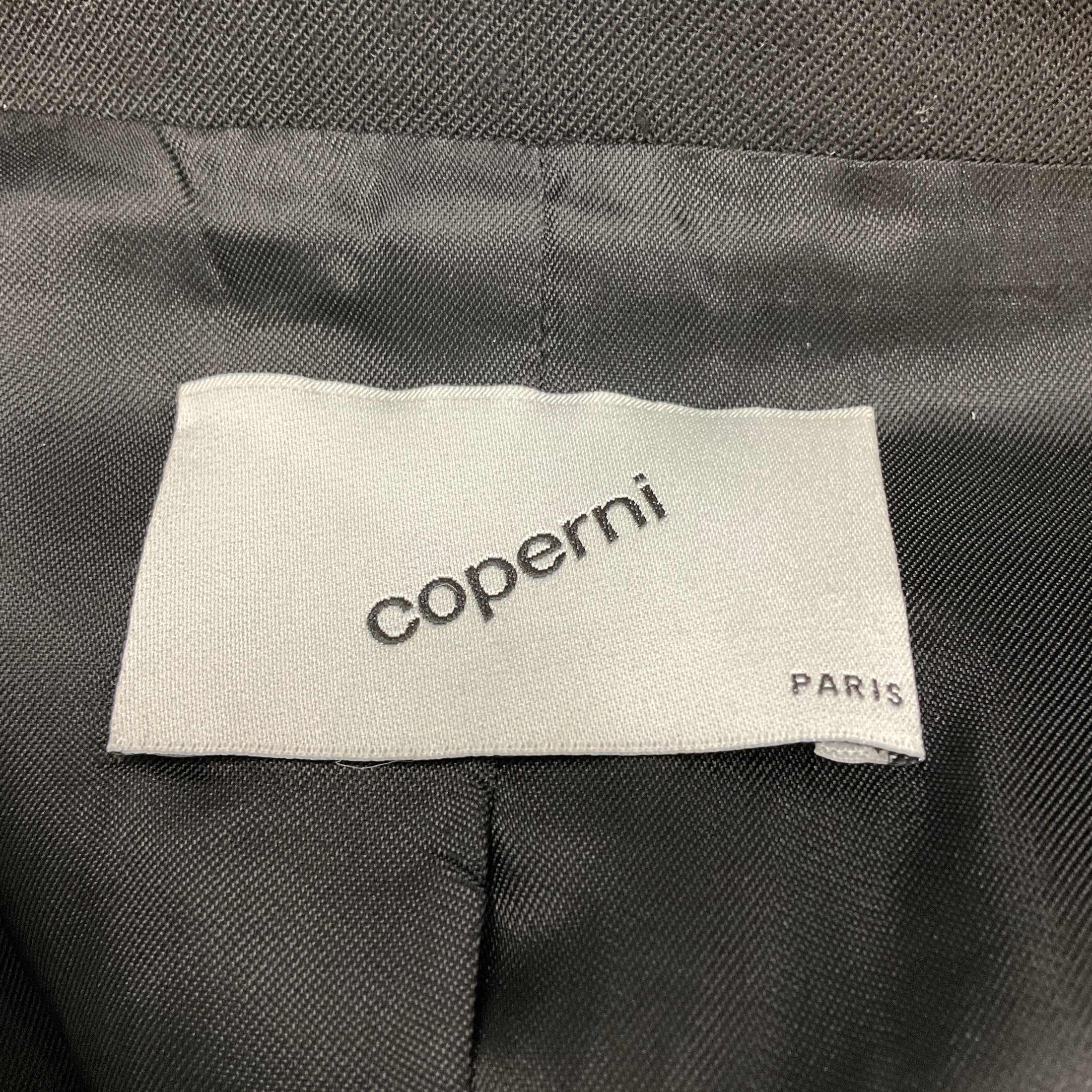 Coperni Black Hybrid Oversized Tailored Jacket