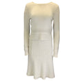 Load image into Gallery viewer, Chanel Ivory Silk and Cashmere Knit Sweater and Skirt Two-Piece Set
