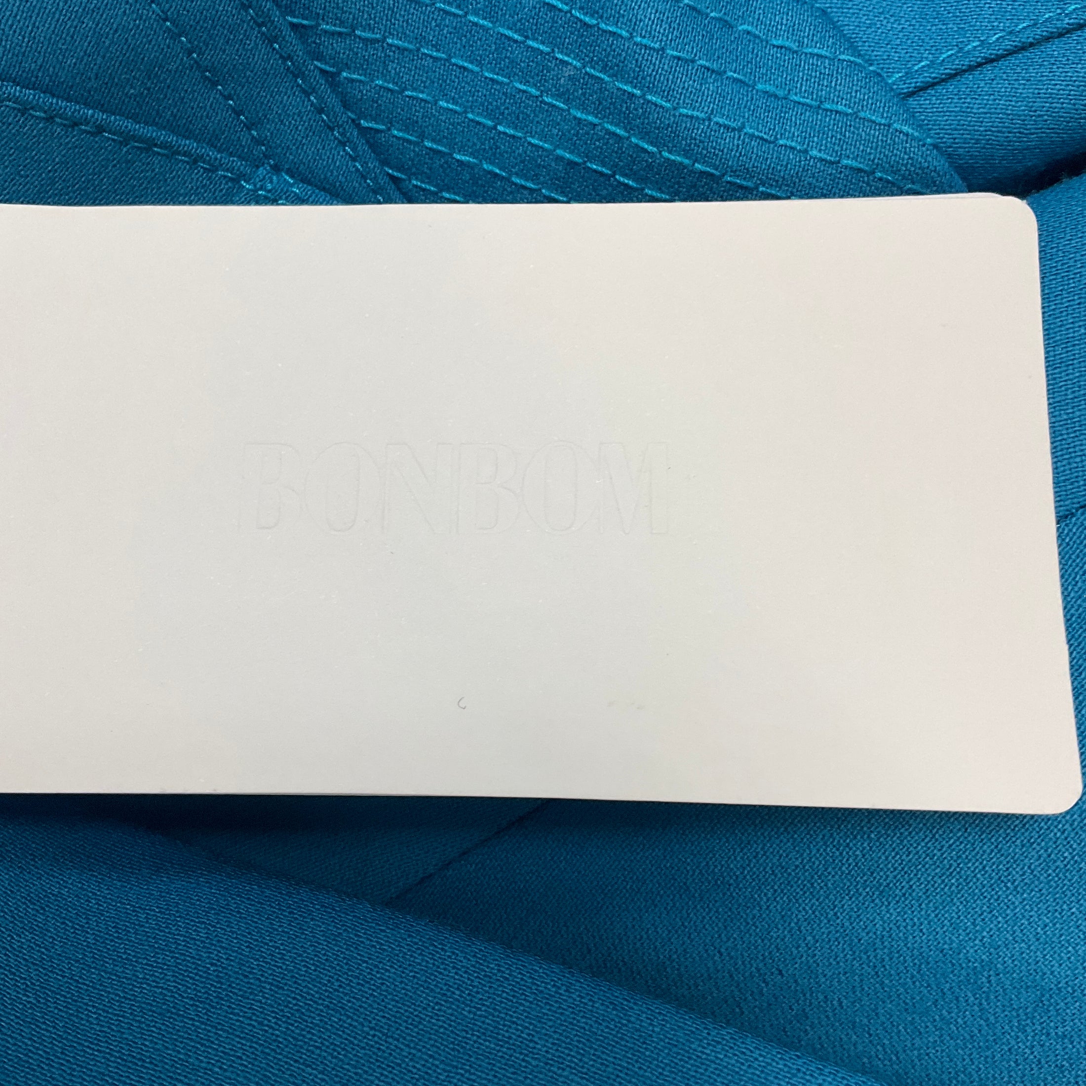 BONBOM Turquoise Spring 2022 Biker Cut Hourglass Blazer