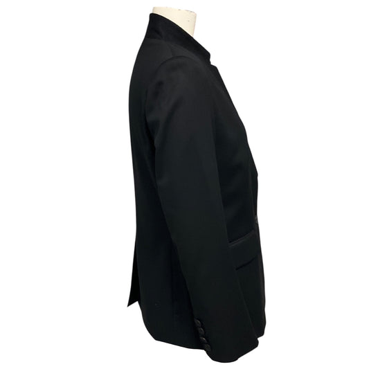 Stella McCartney Black One Button Stand Collar Blazer