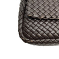 Load image into Gallery viewer, Bottega Veneta Brown Nappa Intreccicio Padded Cobble Shoulder Bag
