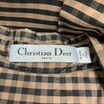 Load image into Gallery viewer, Christian Dior Brown / Black Gingham Check Sleeveless Top
