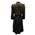 Load image into Gallery viewer, Badgley Mischka Black / Gold Metallic Brocade Jacket and Dress Two-Piece Set
