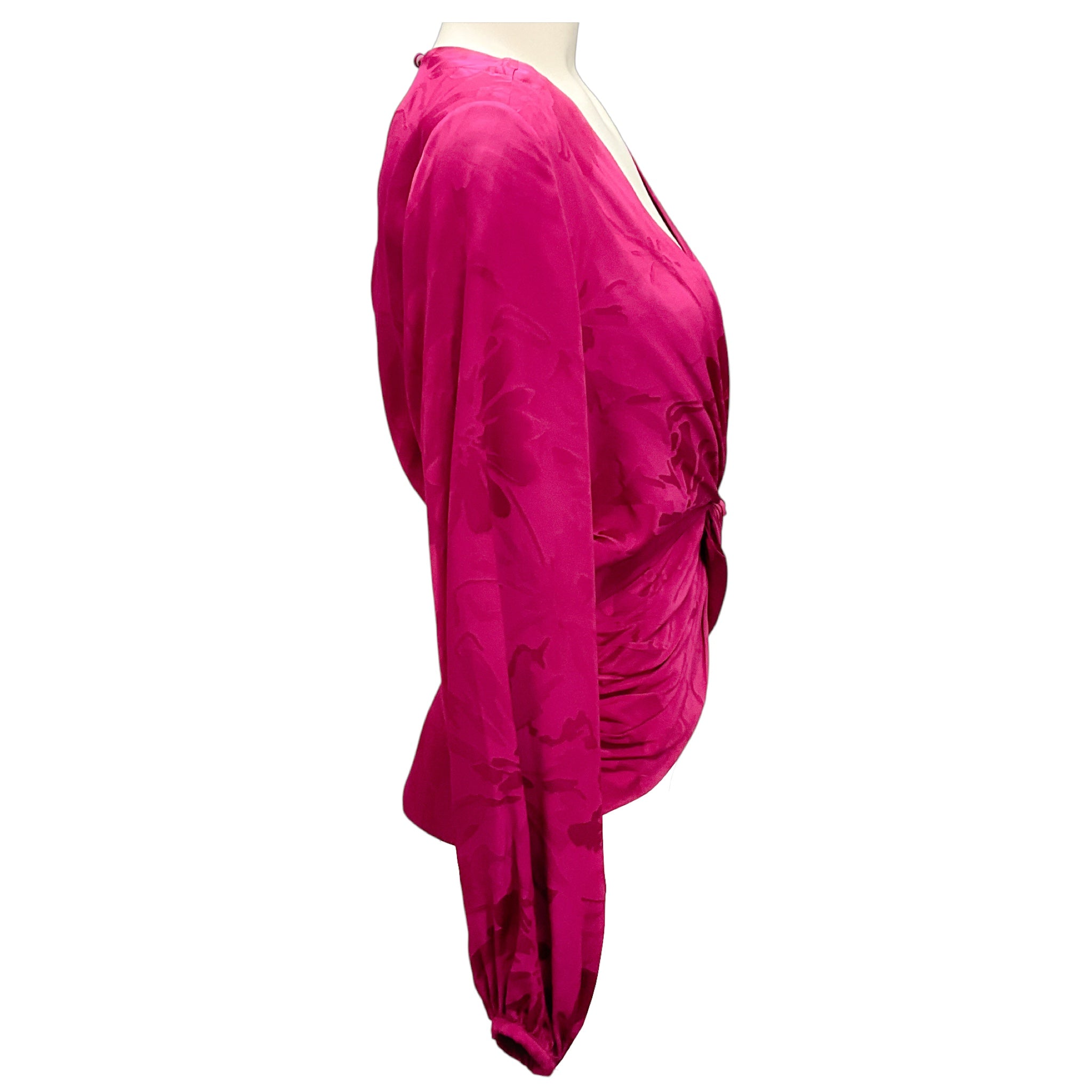 Silvia Tcherassi Mulberry Floral Courtney Blouse