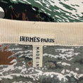 Load image into Gallery viewer, Hermes Ivory Multi Scarf Print Wool Knit Cardigan Sweater

