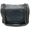 Load image into Gallery viewer, Saint Laurent Grey Crinkled Leather Niki Shoulder Bag
