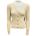 Load image into Gallery viewer, Hermes Ivory Multi Scarf Print Wool Knit Cardigan Sweater
