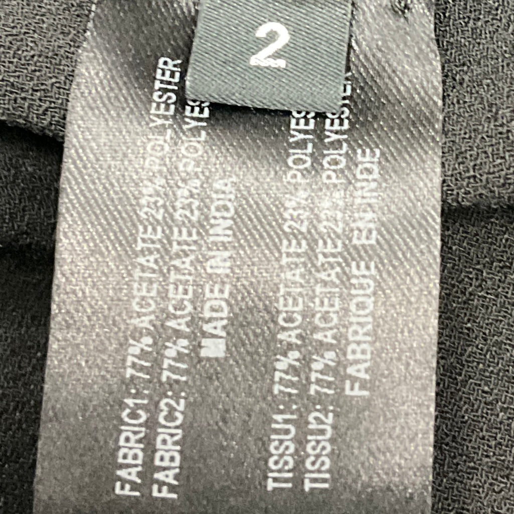 Proenza Schouler Black Re Edition Fall 2002 Textured Crepe Sequin Tank