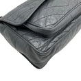 Load image into Gallery viewer, Saint Laurent Grey Crinkled Leather Niki Shoulder Bag
