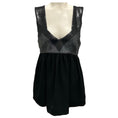 Load image into Gallery viewer, Proenza Schouler Black Re Edition Fall 2002 Textured Crepe Sequin Tank
