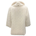 Load image into Gallery viewer, Herno Ivory 2021 Zip-Front Cable Knit Wool Down Puffer Coat
