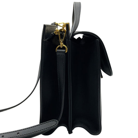 Fendi Black Saffiano Leather Demi Jour Shoulder Bag