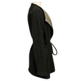Load image into Gallery viewer, Brioni Black / Gold Metallic Boucle Wool Jacket with Belt
