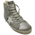 Load image into Gallery viewer, Golden Goose Deluxe Brand Grey Shimmer Suede Francy High Top Sneakers

