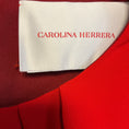 Load image into Gallery viewer, Carolina Herrera Red Long Sleeved Crepe Midi Dress
