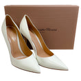 Load image into Gallery viewer, Gianvito Rossi White Patent Leather Gianvito 105 Pumps
