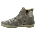 Load image into Gallery viewer, Golden Goose Deluxe Brand Grey Shimmer Suede Francy High Top Sneakers
