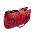 Load image into Gallery viewer, Loro Piana Red Leather Bellevue Handbag
