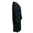 Load image into Gallery viewer, Chanel Black Boucle Tweed Jacket and Skirt Suit Set with CC Logo Buttons
