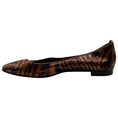 Load image into Gallery viewer, Manolo Blahnik Brown Sequined Animal Print Flats
