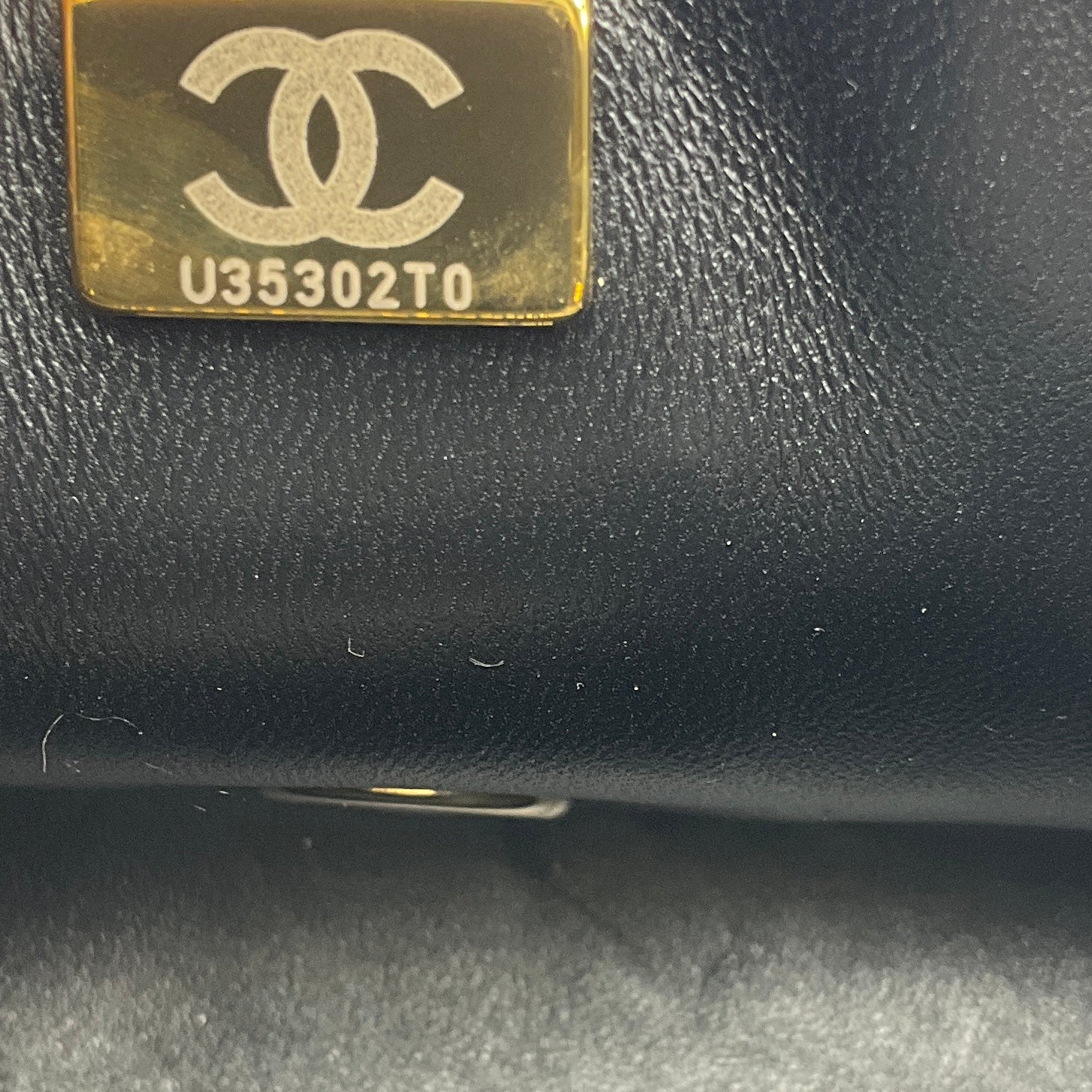 Chanel Black Camellia Flower Applique Leather and Crystal Handbag