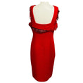 Load image into Gallery viewer, Chanel Red Paris-Dallas Metiers d'Art Pre-Fall 2014 Collection Sleeveless Fringe Dress
