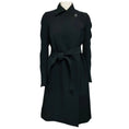Load image into Gallery viewer, Rick Owens Black Micro Trench Coat with Belt
