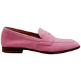 Load image into Gallery viewer, Santoni Pink Leather Famed Loafers
