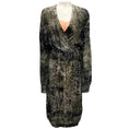 Load image into Gallery viewer, Cividini Olive Green Wool Knit Persefone Dress with Slip
