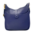 Load image into Gallery viewer, Hermes Blue 2018 Clemence Leather Evelyne Handbag
