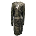 Load image into Gallery viewer, Cividini Olive Green Wool Knit Persefone Dress with Slip

