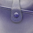 Load image into Gallery viewer, Hermes Blue 2018 Clemence Leather Evelyne Handbag
