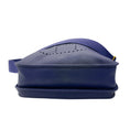 Load image into Gallery viewer, Hermes Blue 2018 Clemence Leather Evelyne Handbag
