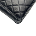 Load image into Gallery viewer, Chanel Black / Silver Hardware CC Logo Quilted Aged Calfskin Leather Shoulder Bag
