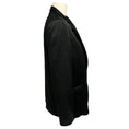 Load image into Gallery viewer, forte_forte Black Quilted Satin Matelasse Jacket
