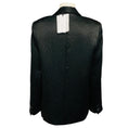 Load image into Gallery viewer, forte_forte Black Quilted Satin Matelasse Jacket
