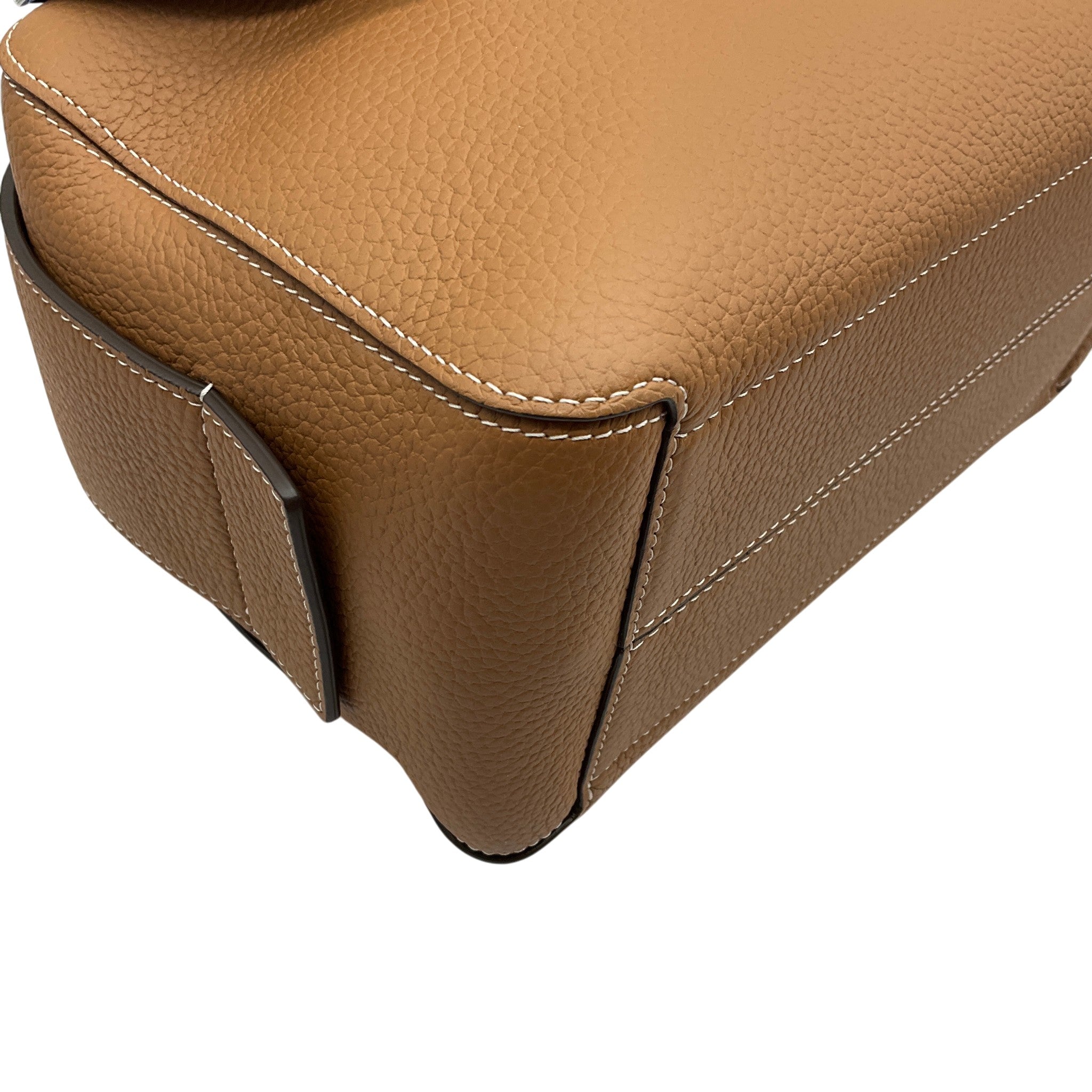Delvaux Tan / Blue The Cool Box MM Satchel